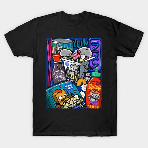 Give Me All The Noodles T-Shirt by thejellyempire